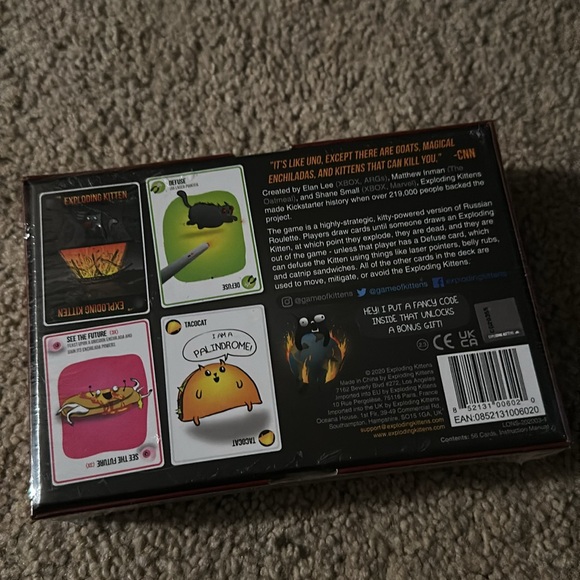 Exploding Kittens Game original edition & party + 2 Mashems - Picture 10 of 10
